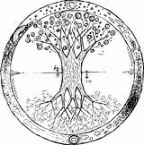 Baum Lebens Disimpan sketch template