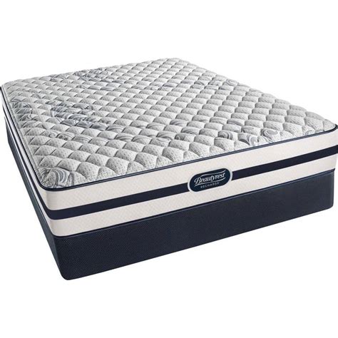 beautyrest recharge queen firm mattress set    home depot