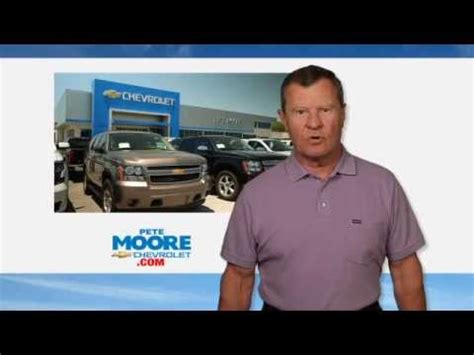 pete moore chevrolet commercial youtube