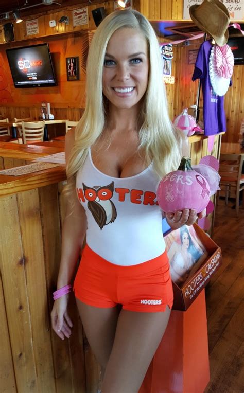 Hooters’ Waitresses Do ‘give A Hoot’ About Breast Cancer