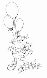 Coloring Pages Fedotova Marina Prodigy Stamps Balloons Books Drawing Cute Cat Digital Digi Animals Journal Dr Cartoon Choose Board Colouring sketch template