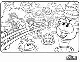 Coloring Penguin Club Pages Color Puffles Puffle Printable Cool Print Really Getcoloringpages Cartoons Popular Comments sketch template