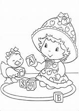 Coloring Pages Strawberry Shortcake Printable Kids Emily Erdbeer Malvorlagen Aux Charlotte sketch template