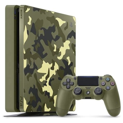 buy sony ps slim console tb camouflage  call  duty wwii limited edition game  dubai