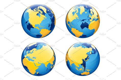 globe  world map custom designed illustrations creative market