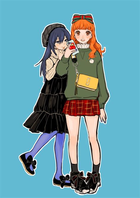 Reizei Mako And Takebe Saori Girls Und Panzer Drawn By