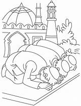 Coloring Pages Kaba Mosque Islamic Color Printable Getcolorings Books Famous Getdrawings sketch template