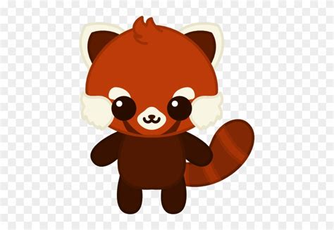 drawn red panda kawaii cute cartoon red pandas  transparent png