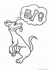 Dogs Print Coloring Pages sketch template