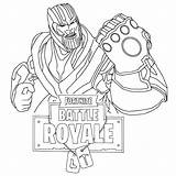 Fortnite Coloring Pages Printable Royale Battle Color Cool Characters Rocks Drawing Skin sketch template
