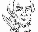 Coloring Pages Presidents Getcolorings sketch template