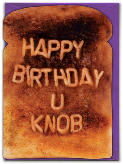 Rude Birthday Card Nob Jockey By Brainbox Candy