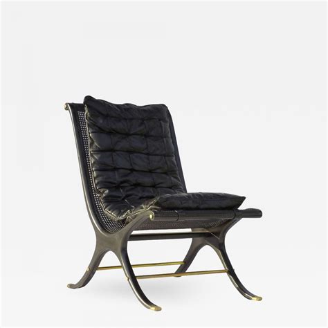 Gerald Jerome 1968 Ebony Caned Lounge Chair Gerald Jerome Ca Design 10