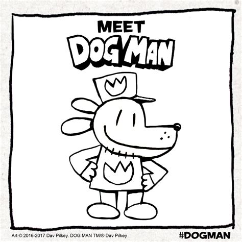 dog man coloring pages xcoloringscom