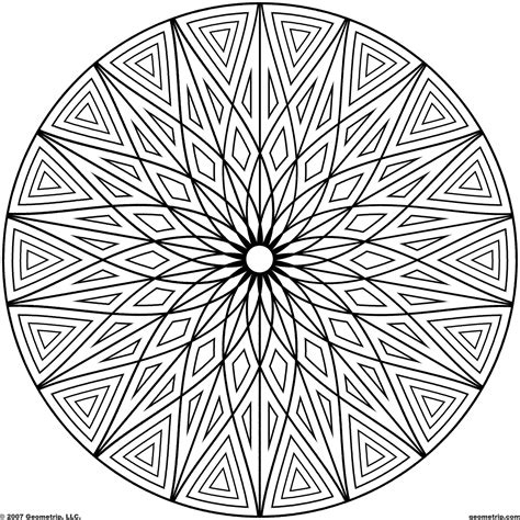 black  white geometric coloring page coloring home