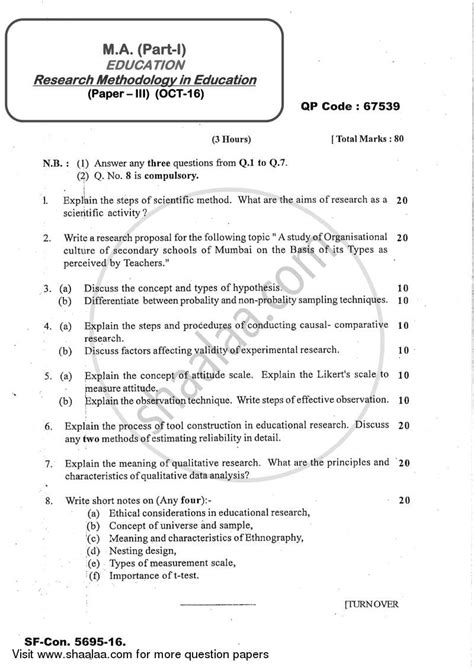 research methodology sample paper research methodology mcq question