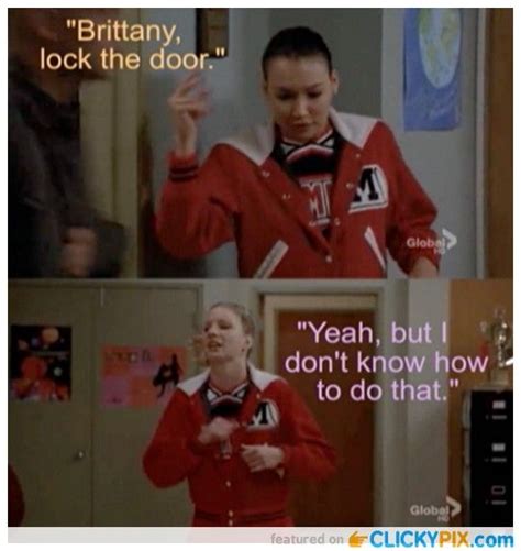 montage of glee s brittany via quotes glee quotes glee