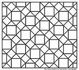 Tessellation Coloring Pages Printable Geometric Patterns Pattern Color Tessellations Enjoy Mosaic Hubpages Layout Templates Sheets Animal Could Think Use Popular sketch template