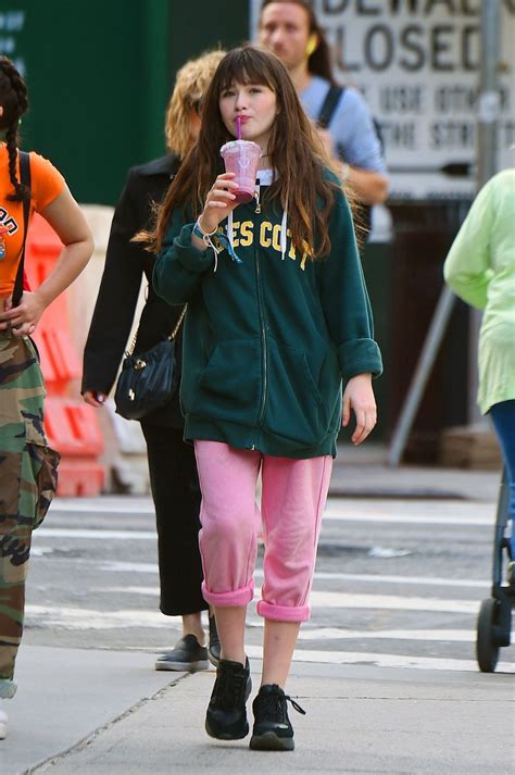 malina weissman grabs a red juice on the upper east side in ny 06 12 2018 a series of