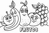Frutas Colorir sketch template