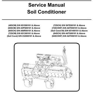 bobcat soil conditioner service manual    soil conditioner hydraulic systems
