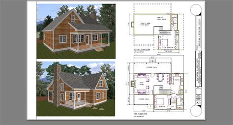 cabin plans  loft  bedroom house plans cottage house plans