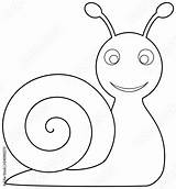 Snail sketch template