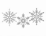 Coloring Snowflake Pages Printable sketch template