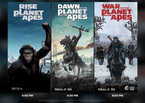 apes triple feature at an amc theatre near you
