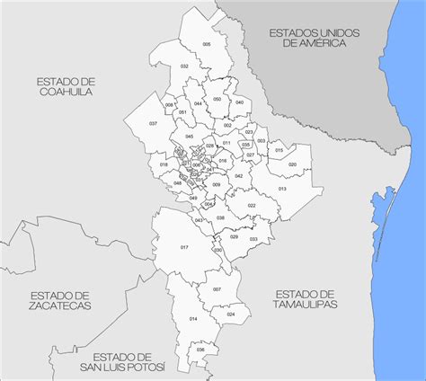 Nuevo Leon Mexico Mapa Gufa