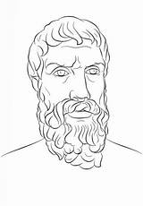 Coloring Epicurus Pages Plato Para Drawing Philosopher Philosophy Printable Supercoloring Template Sketch Choose Board sketch template