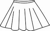 Skirt Coloring Pages Jupe Clothes Printable Kids Une Skirts Flat Template Templates Drawing Sheet Girl Shorts Pleated Coloriage Girls Dress sketch template