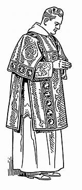 Drawing Catholic Deacon Line Coloring Vestments Dalmatic Roman Mass Vestment Pages Wearing Drawings Wikimedia sketch template