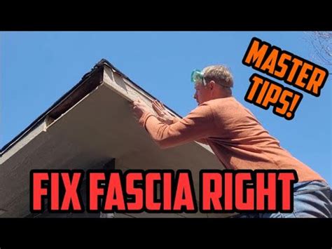 replace rotten fascia corners complete guide youtube