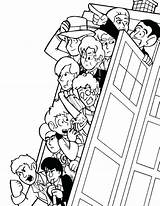 Doctor Who Coloring Pages Tardis Dr Colouring Print Lineart Pembroke Book Deviantart Color Colorear Adult Getcolorings Diy 10th Getdrawings Choose sketch template
