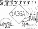 Haggai Coloring Habakkuk Micah Prophet Testament Pgs sketch template