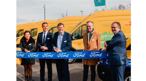dhl express belgie investeert   nieuwe elektrische bestelwagens om te werken naar een