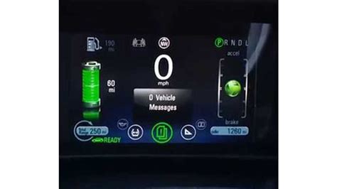 chevy volt displays  electric miles  full charge video