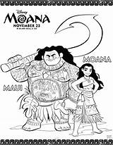 Coloring Pages Moana Printables sketch template