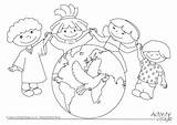Holding Hands Coloring Children Pages Getcolorings sketch template