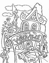 Grinch Whoville Seuss Hellokids Stole Suess sketch template