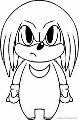 Knuckles Echidna Xcolorings 1024px 127k Sheets Colornimbus sketch template