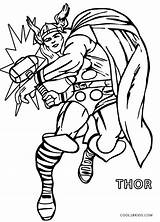 Thor Coloring Pages Printable Cool2bkids Kids sketch template