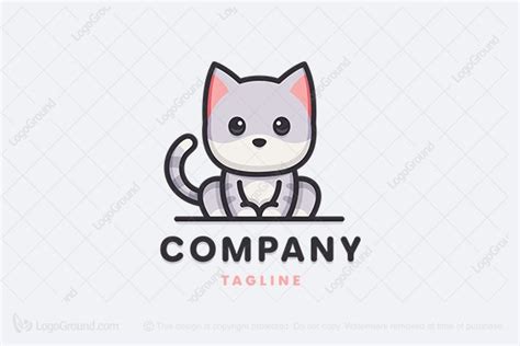 cute kitty logo