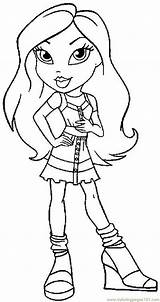 Bratz Coloring Pages Princess Girl Printable Cloe Kids Disney Print Gif Color Cartoons Clipart Adult Info Fun Do Library Cliparts sketch template