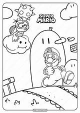 Mario Bros Colorare Colouring Coloringoo sketch template