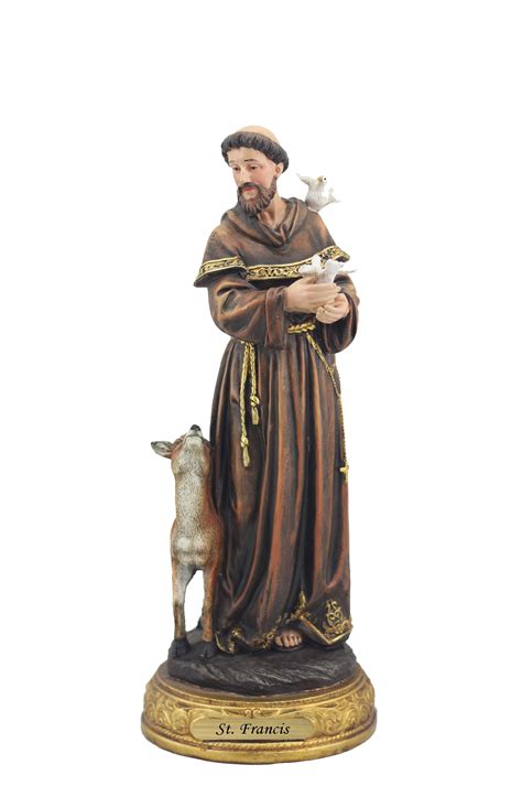 st francis  assisi statue   franciscan store