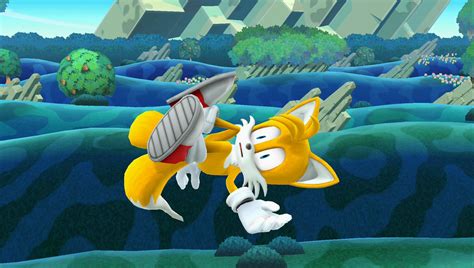 Miles Tails Prower Over Sonic Super Smash Bros For