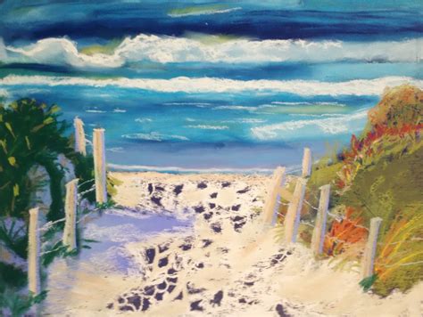ann steer gallery beach paintings  ocean art august
