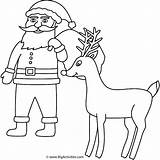 Rudolph Santa Coloring Claus Pages Christmas Bigactivities Wilma Clipart Popular Print Library Clauses sketch template